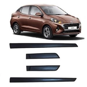 Side Door Beading Door Protector Accessories for Aura Black
